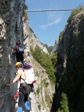 Via Farinetta et canyon de Salentse